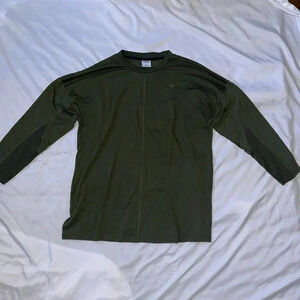 Gymshark Women’s Army Green Long Sleeve T-Shirt Sz XL